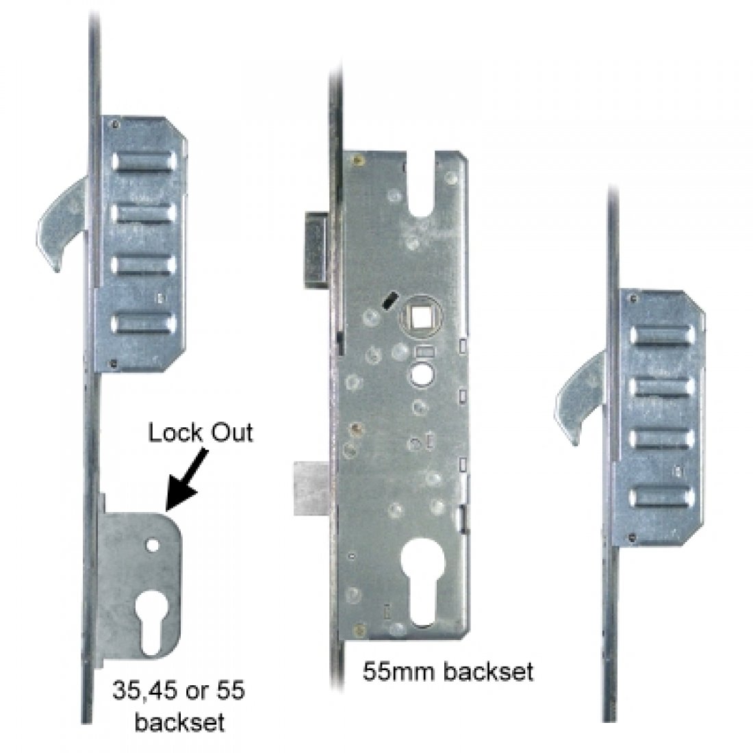 Winkhaus Cobra Multipoint lock Split Spindle 2 Hook and Lockout